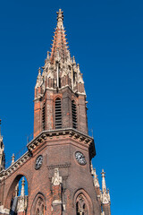 Neo gothic church &ldquo;Maria vom Siege&rdquo; (Mary the Victory) was built from 1867 till 1875. Vienna, Austria.