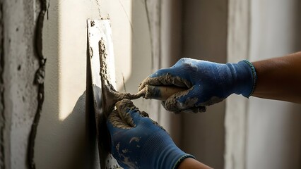 painting a wall