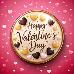 Happy Valentines Day Chocolate Greeting Card