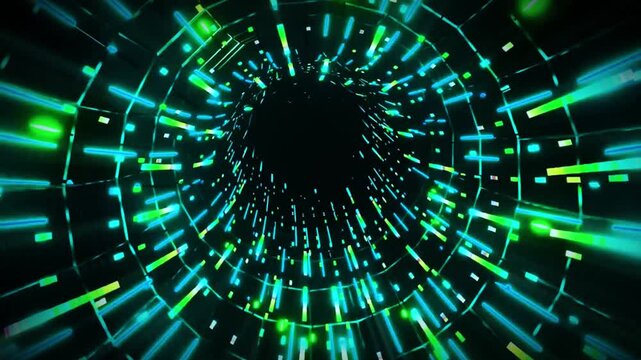 binary code tunnel