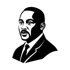 Minimalist corporate silhouette with anonymous faceless figure evokes a mysterious professional mood