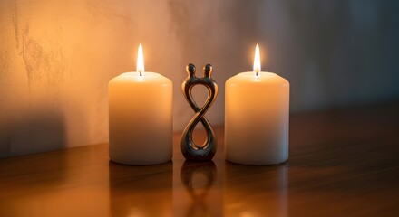 Soft candlelight symbolizing fraternity