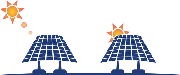 Solar Panel Renewable Energy Clean Power Vector Illustration