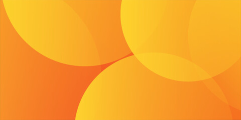Modern Minimal geometric background. Orange elements with fluid gradient. Elegant Dynamic shapes composition. Eps10 vector