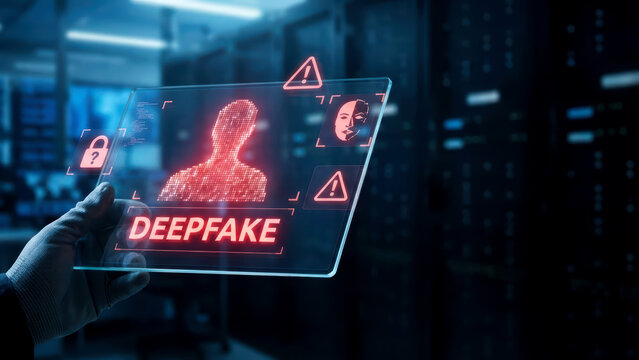 Deepfake AI Technology and Digital Identity Threat - Powered by Adobe