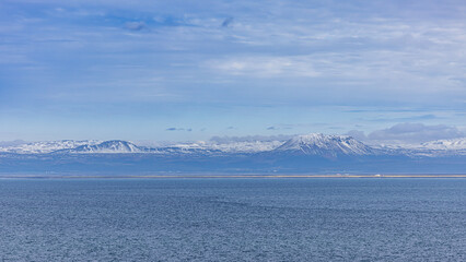Fototapeta premium Wunderschöne Meerlandschaft in Nordisland, Europa