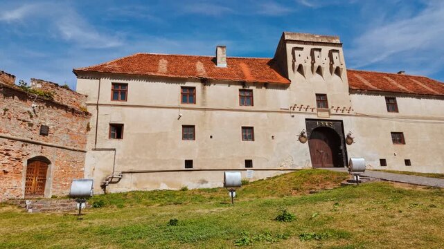 The Fortress on the Watchtower, Brasov, Transylvania, Romania, stone walls, bastions and hilltop views
