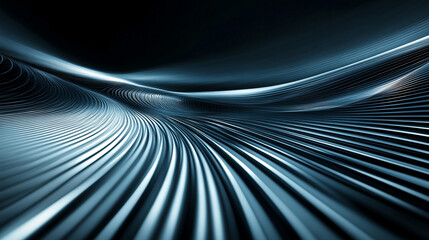 Swirling abstract light lines on a dark background, creating dynamic motion and futuristic energy, ideal for modern design, technology, or digital art projects