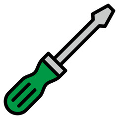 Screwdriver  Icon Element For Design