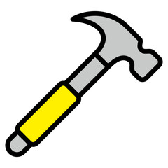 Hammer  Icon Element For Design