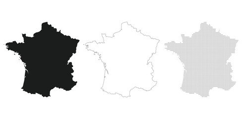 Fototapeta premium A detailed map of France with a data visualization chart on the side. The image conveys a sense of information and analysis.