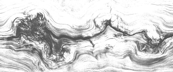 Vector white and black color old wooden plank with natural pattern for design	