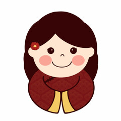 chinese little cute girl
