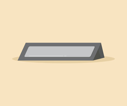 design about simple nameplate icon