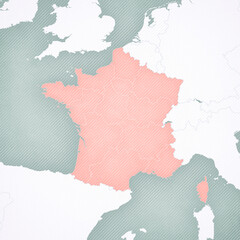 Map of France - Regions