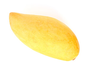 whole Yellow Mango , Ripe Mango isolated on a white background
