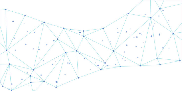Complex network structure with interconnected nodes