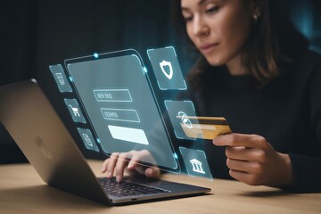 Secure online payment with credit card