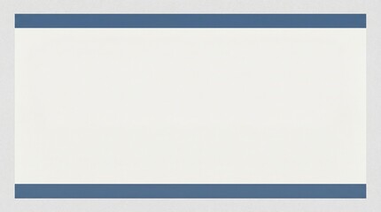 Minimalist design with light background and blue horizontal stripes