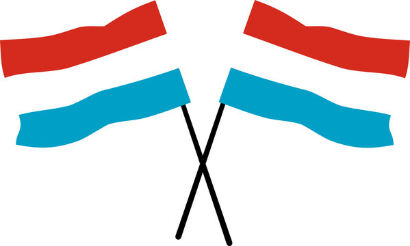 illustration of Luxembourg flag