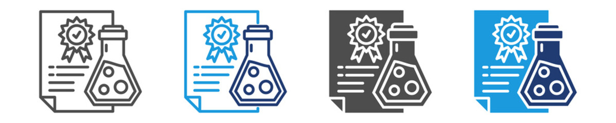 chemical quality icon sheet multiple style