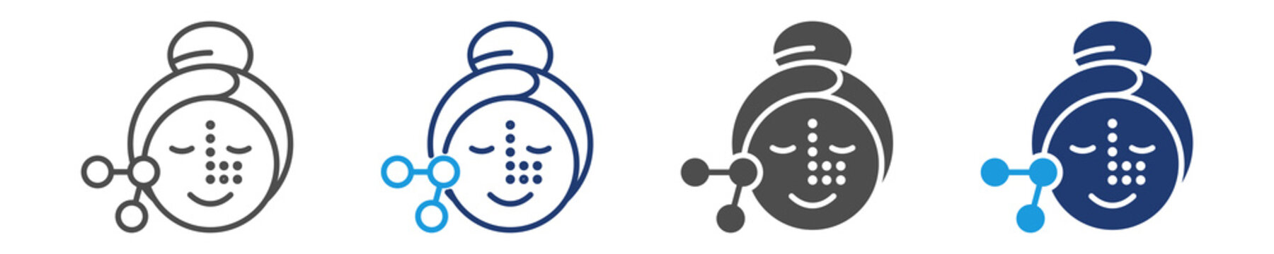 chemical peel icon sheet multiple style