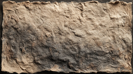 Old grey handmade paper texture background with subtle fibers and imperfections, ideal for vintage, artistic, grunge, or creative design and stationery projects