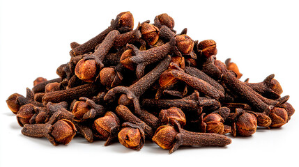 Obraz premium Pile of spices, a heap of clove spices piled up together