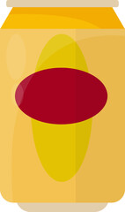 Vector Alcohol Bottle and Beverage Crate Icon Set - Beer Wine and Spirits Flat Illustration