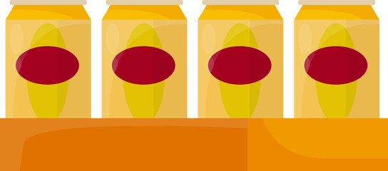 Vector Alcohol Bottle and Beverage Crate Icon Set - Beer Wine and Spirits Flat Illustration