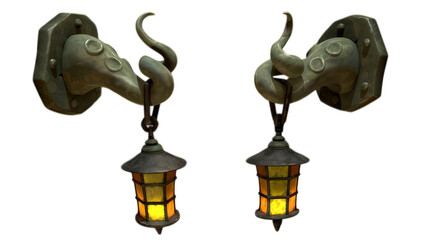 Medieval Wall Lanterns (Fantasy Light Asset)
