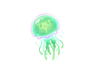 Glowing Jellyfish Spirit (Fantasy Creature)