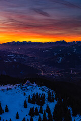 Sonnenuntergang Rennfeld - Hochsteiermark - &Ouml;sterrreich - Abendrot