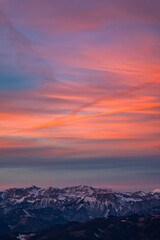 Sonnenuntergang Rennfeld - Hochsteiermark - &Ouml;sterrreich - Abendrot - Hochscwab