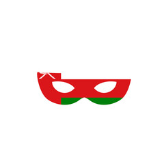 Oman Flag Eyes Mask 2 In Icon
