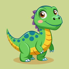 Obraz premium Cute dinosaur cartoon