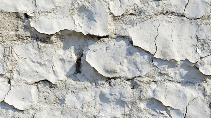 Old white wall texture background with subtle cracks and imperfections, ideal for vintage, grunge, minimalistic, or artistic design projects and backdrops