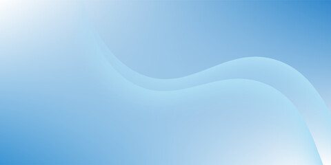 Abstract white wavy glowing lines on a blue background. Futuristic digital high-technology pattern.