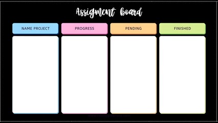 Assigment board version 1