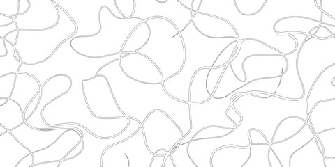 Modern seamless geometric stained abstract sketch lines or silhouette of modern lines patterns