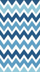 Vibrant blue and white chevron pattern background design