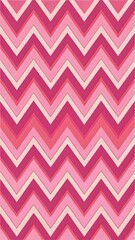 Vibrant pink chevron pattern with dynamic zigzag design