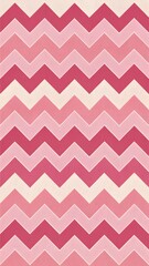 Vibrant pink chevron pattern with white background