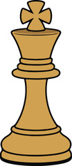 chess pawn on a white background