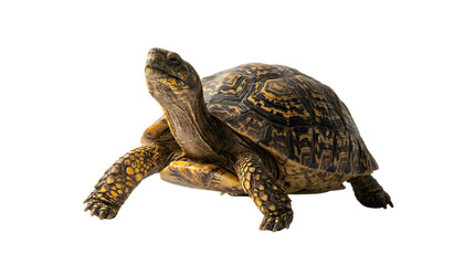 Smiling cartoon girl in winter clothes holding hot cup on transparent background