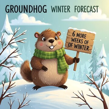 Groundhog day february 2nd calendar date