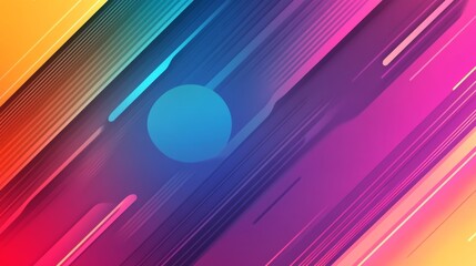 Dynamic abstract background with diagonal geometric elements and vibrant contrasting colors suitable for academic and creative themes and modern graphic design style