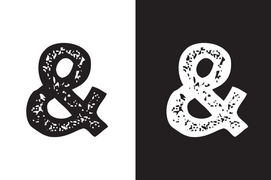 A bold, black ampersand symbol rendered in a classic serif font on a plain white background.