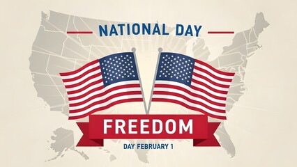 Celebrating national freedom day commemorating american liberty and independence