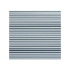 Metallic Corrugated Sheet Texture. Industrial Material For Construction And Design. Isolated On Transparent Background
